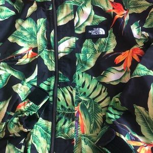 Men’s North Face tropical print jacket